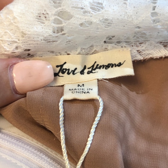 NWT FOR LOVE & LEMONS Tati Lace Ruffle Dress #TT13 - Picture 7 of 8